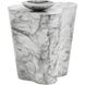Ava 18 X 18 inch Marble Look Outdoor End Table, Small